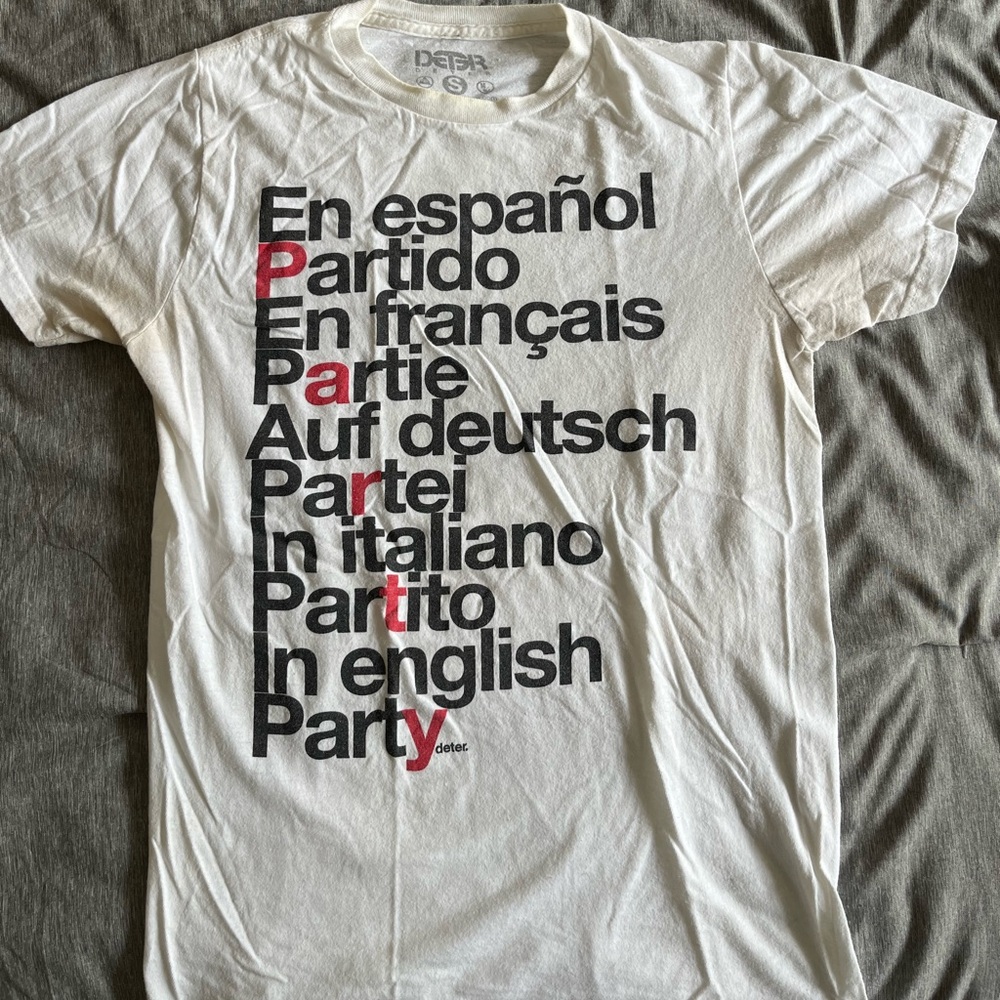 Party internationally t-shirt from urban outfitters